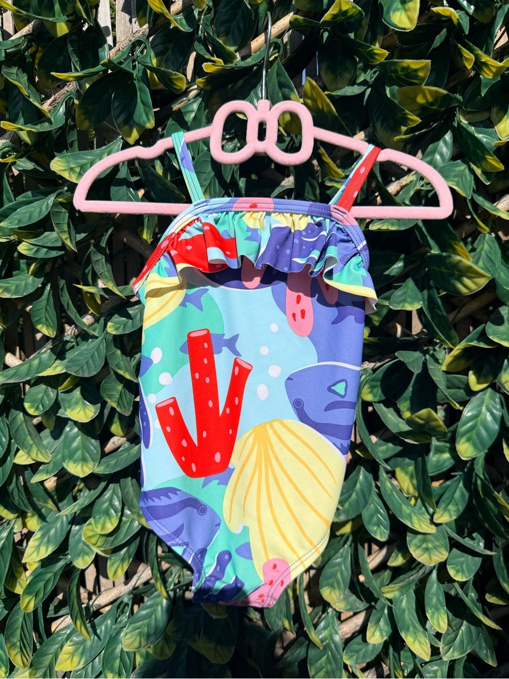 💫10/$25 • Carter's Undersea Ruffle-Trimmed 1-Piece Swimsuit